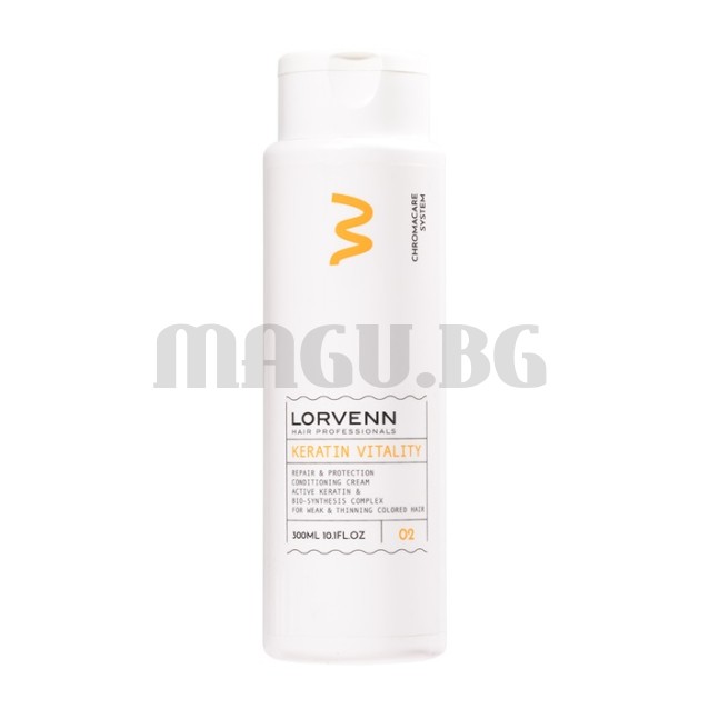 Lorvenn Chromacare System Keratin Vitality балсам за коса 300мл.