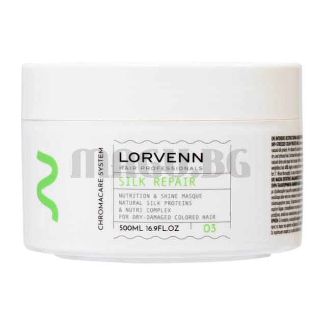 Lorvenn Chromacare System Silk Repair маска за коса 500мл.