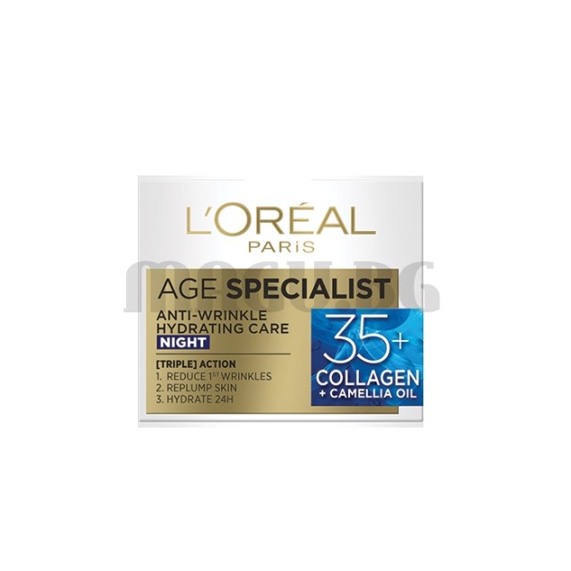 L'Oreal Age Specialist 35+ нощен крем за лице 50мл.