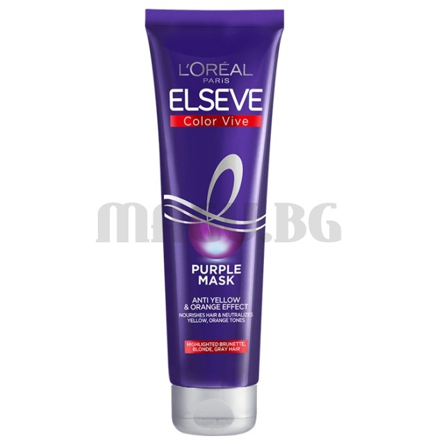 Elseve Color Vive Purple маска за коса с анти-жълт ефект 150мл.