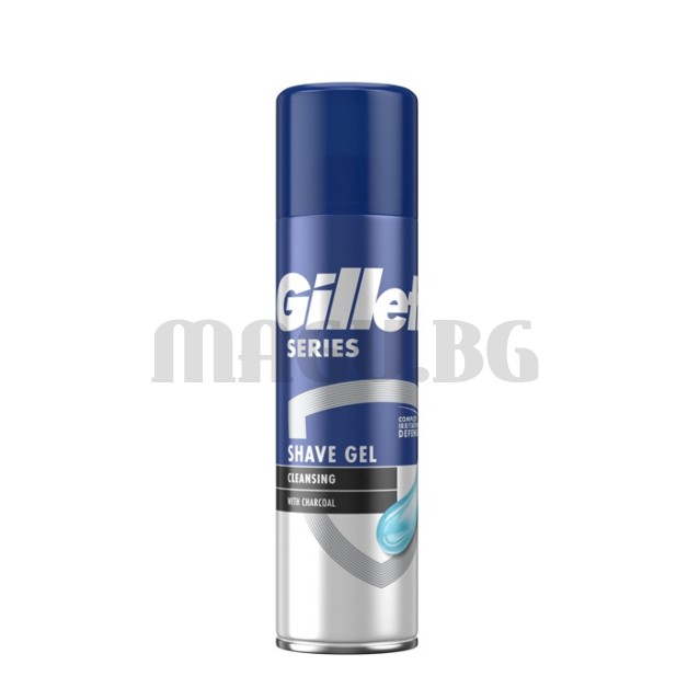Gillette Series Charcoal гел за бръснене 200мл.