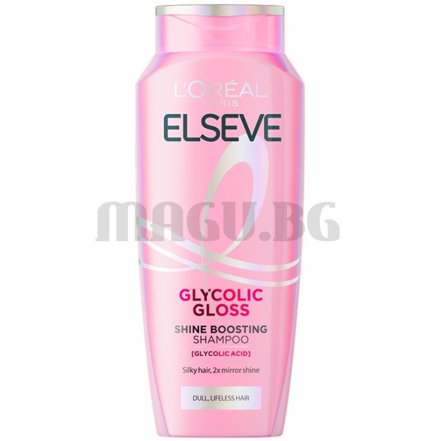 Elseve Glycolic Gloss шампоан за безжизнена коса без блясък 400мл.