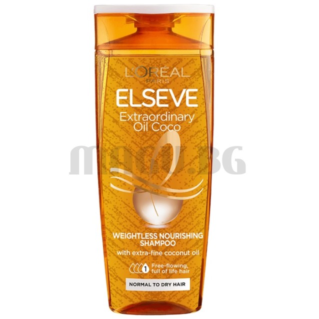 Elseve Extraordinary Oil Coco шампоан за нормална към суха коса 400мл.