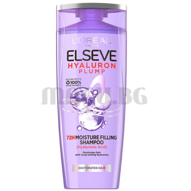 Elseve Hyaluron Plump шампоан за дехидратирана коса 400мл.