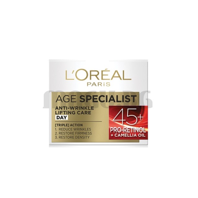 L'Oreal Age Specialist 45+ дневен крем за лице 50мл.