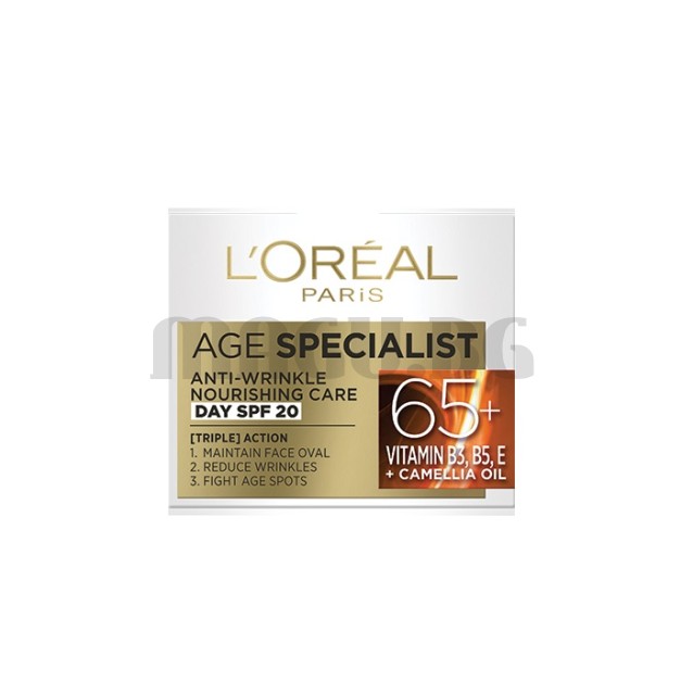 L'Oreal Age Specialist 65+ дневен крем за лице 50мл.