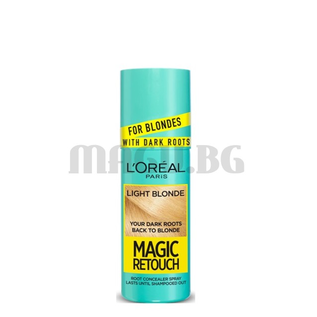 L'Oreal Magic Retouch Light Blonde оцветяващ спрей за тъмни корени 75мл.