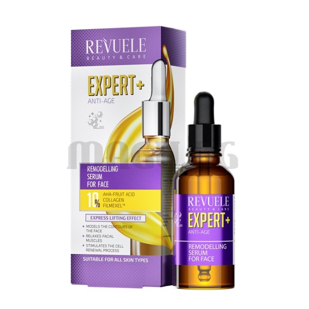 Revuele Expert+ Anti-Age ремоделиращ серум за лице против бръчки 30мл.