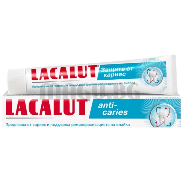 Lacalut Anti-Caries паста за зъби 75мл.