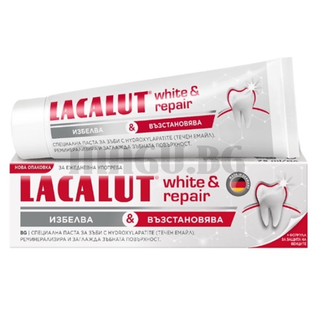Lacalut White & Repair паста за зъби 75мл.