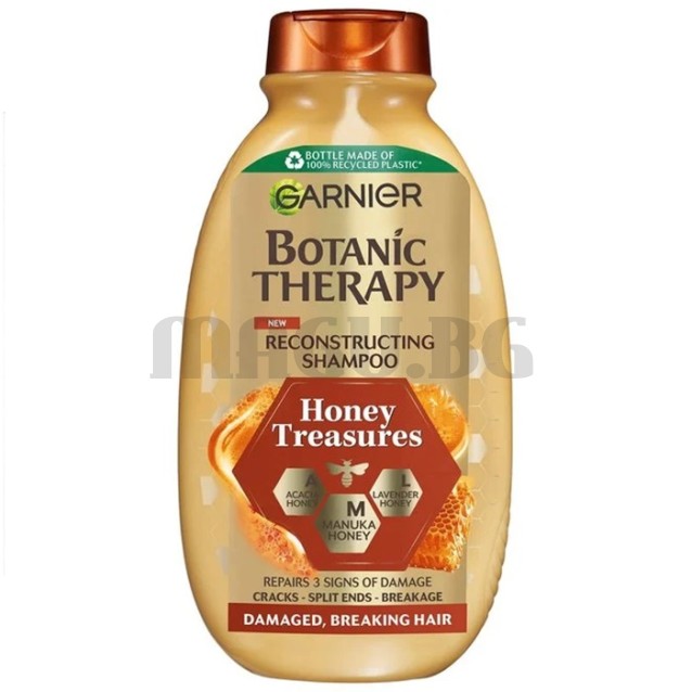 Botanic Therapy Honey Treasures шампоан за увредена, склонна към накъсване коса 400мл.