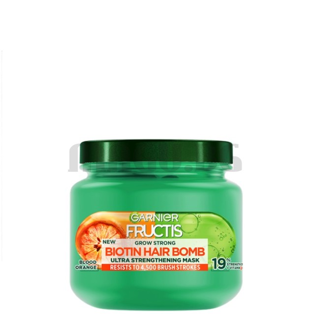 Fructis Grow Strong Vitamin C + Biotin маска против косопад за слаба коса 320мл.