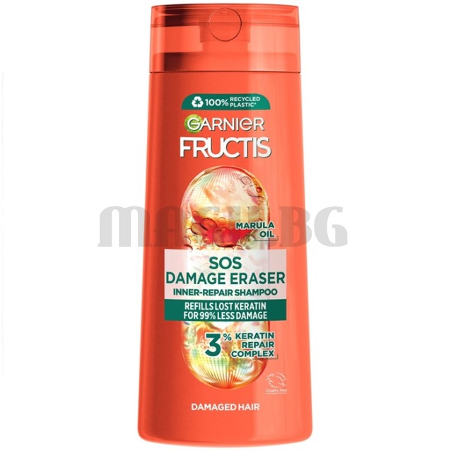 Fructis SOS Damage Eraser шампоан за увредена коса 400мл.