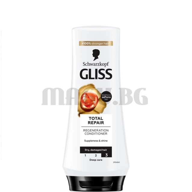 Gliss Total Repair балсам за суха, увредена коса 200мл.