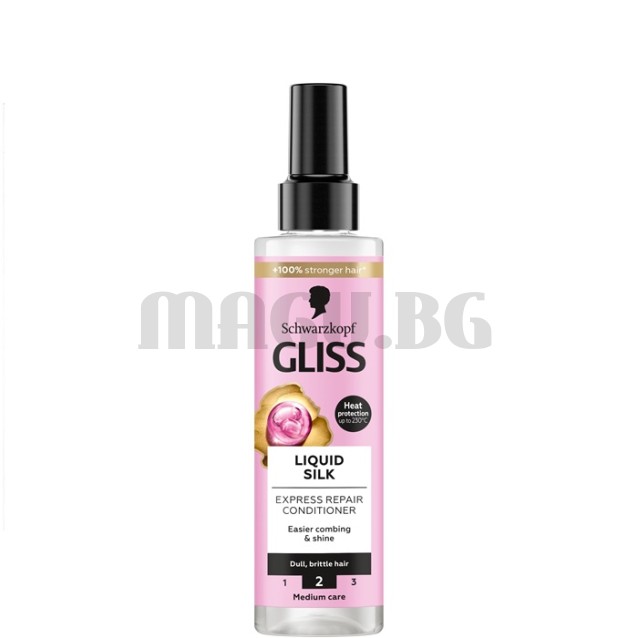 Gliss Liquid Silk спрей-балсам за крехка, безжизнена коса 200мл.