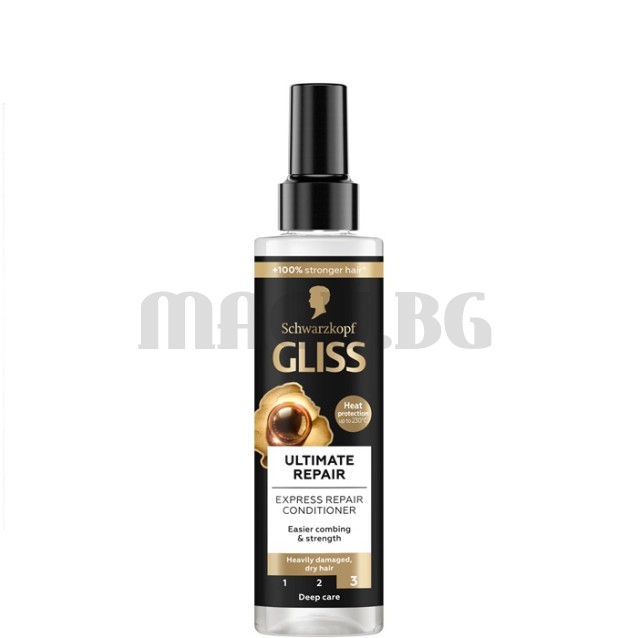 Gliss Ultimate Repair спрей-балсам за силно увредена, суха коса 200мл.