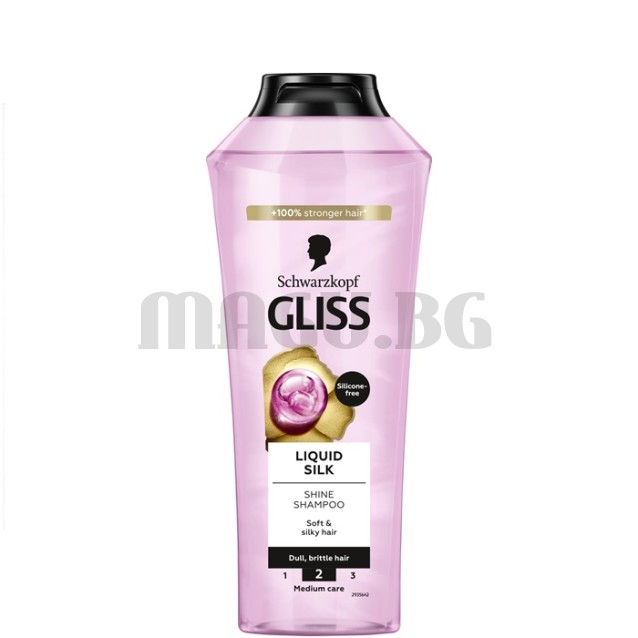 Gliss Liquid Silk шампоан за крехка, безжизнена коса 250мл.
