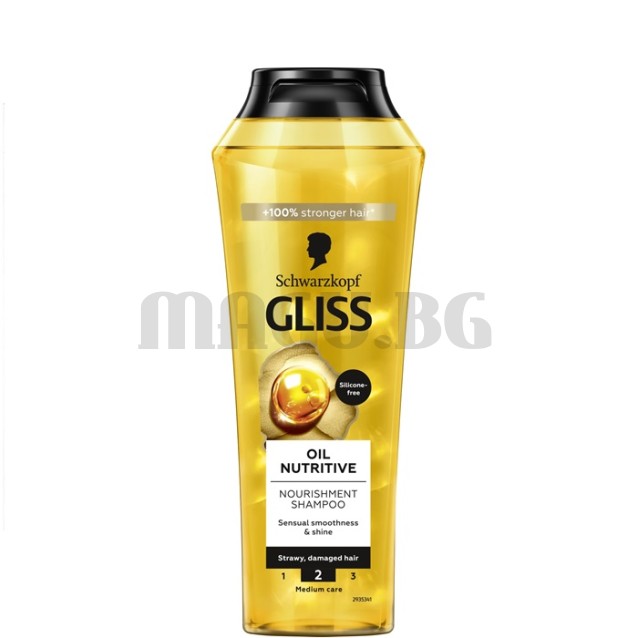 Gliss Oil Nutritive шампоан за увредена коса 250мл.