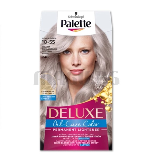 Palette Deluxe Lightener изсветляваща боя за коса 10-55 Dusty Cool Blonde