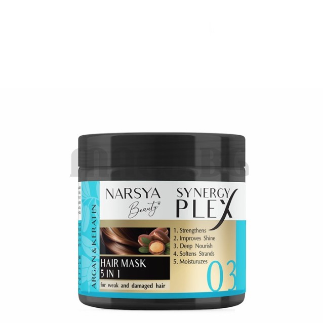 Narsya Beauty Synergy Plex маска за коса с Арган и Кератин 350мл.