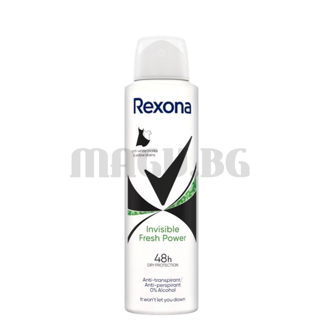 Rexona Invisible Fresh Power дезодорант 150мл.