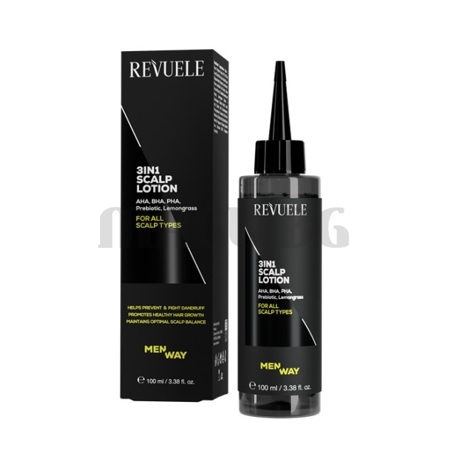 Revuele Men Way лосион за скалп 3в1 100мл.