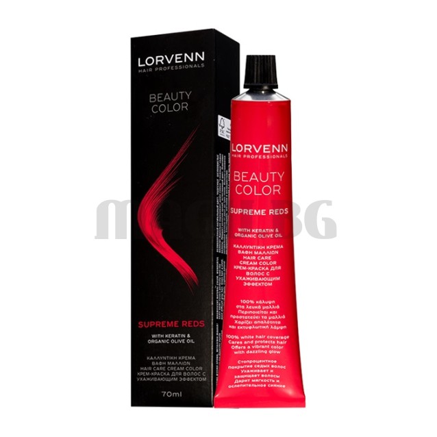 Lorvenn Beauty Color Supreme Reds боя за коса 70мл.