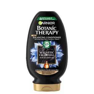 Botanic Therapy Magnetic Charcoal балсам за коса с мазни корени и сухи краища 200мл.