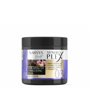 Narsya Beauty Synergy Plex маска за коса с Чесън, Кератин и Колаген 350мл.