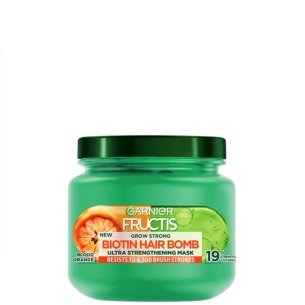 Fructis Grow Strong Vitamin C + Biotin маска против косопад за слаба коса 320мл.