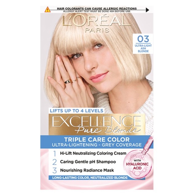 L'Oreal Excellence Pure Blonde боя за коса
