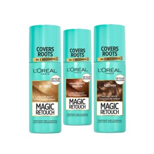 L'Oreal Magic Retouch оцветяващ спрей за бели корени 75мл.