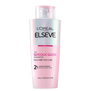 Elseve Glycolic Gloss шампоан за заглаждане и блясък на безжизнена коса 200мл.