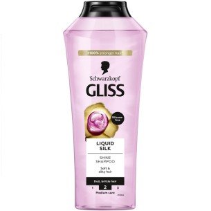 Gliss Liquid Silk шампоан за крехка, безжизнена коса 400мл.
