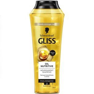 Gliss Oil Nutritive шампоан за увредена коса 400мл.