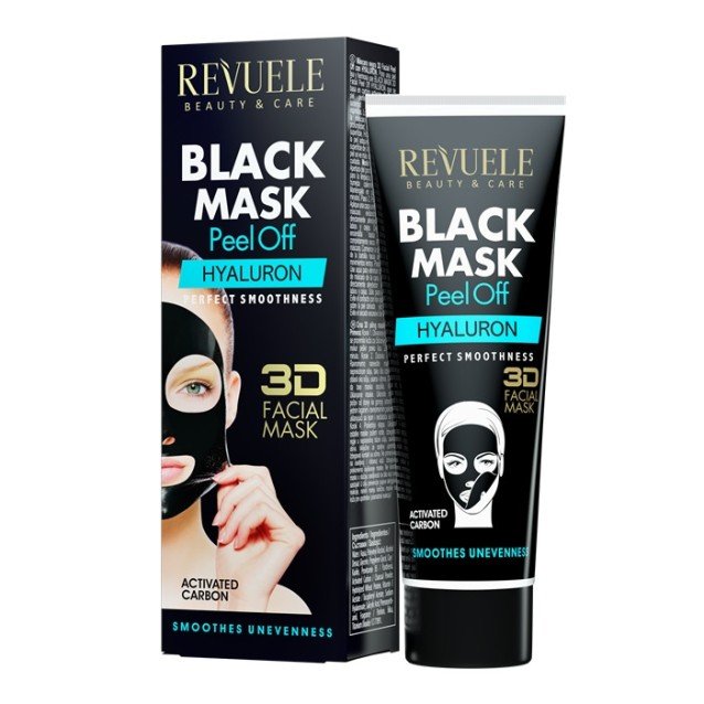 Revuele Black Mask 3D маска за лице с отлепяне 80мл.