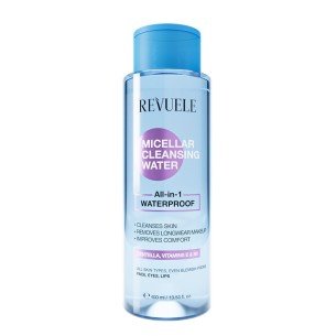 Revuele All-in-1 Waterproof почистваща мицеларна вода 400мл.