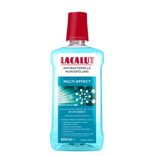Lacalut Antibacterial мицеларна вода за уста Мулти-Eфект 500мл.