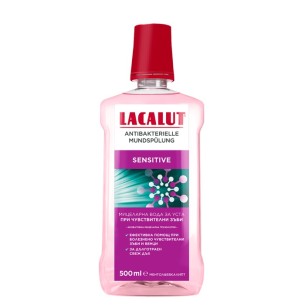 Lacalut Antibacterial мицеларна вода за уста при чувствителни зъби 500мл.