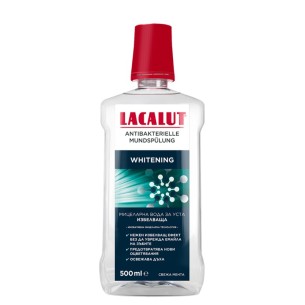Lacalut Antibacterial избелваща мицеларна вода за уста 500мл.