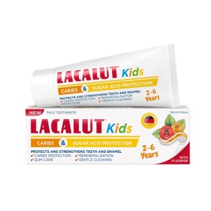 Lacalut Kids детска паста за зъби от 2 до 6 години 55мл.