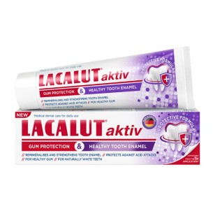 Lacalut Aktiv & Healthy Enamel паста за зъби 75мл.