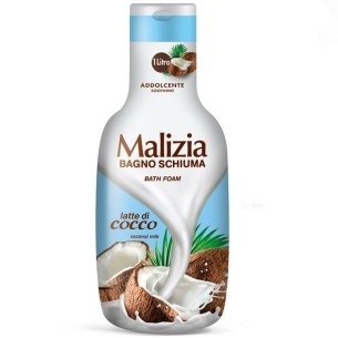 Malizia пяна за вана с кокосово мляко 1л.